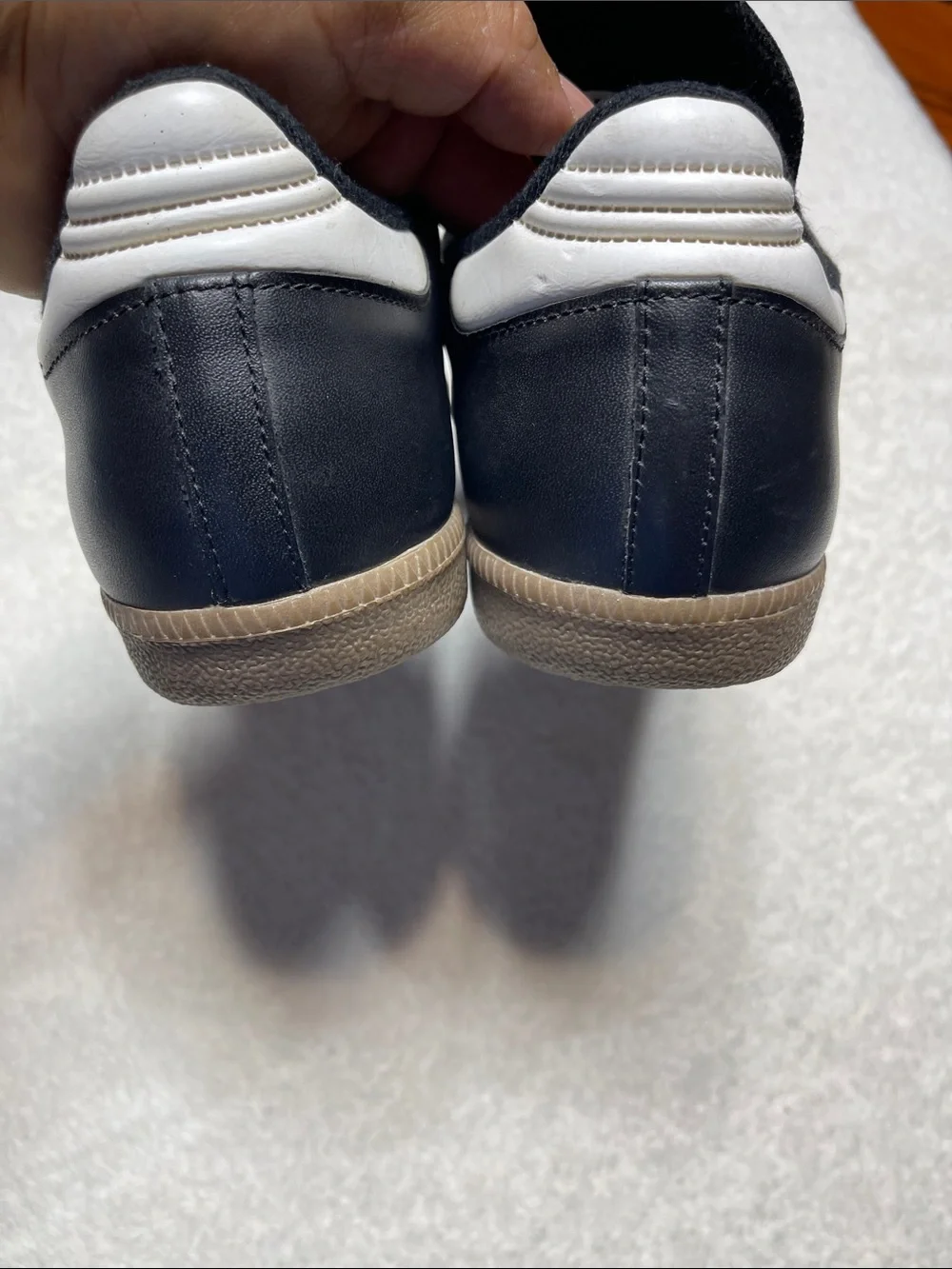Adidas Black White Samba Retro Trainers Size 10 Men’s